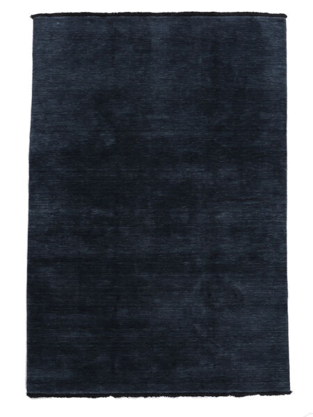  Handloom Fringes - Mørk Blå Teppe 160X230 Moderne Mørk Blå (Ull, )