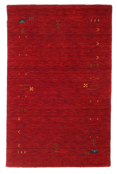 Gabbeh Loom Frame 100X160 Lite Rød Ullteppe 