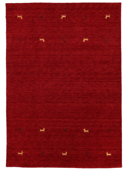  Gabbeh Loom Two Lines - Rød Teppe 160X230 Moderne Rød (Ull, India)