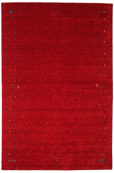  Gabbeh Loom Frame - Rød Teppe 190X290 Moderne Rød/Mørk Rød (Ull, India)