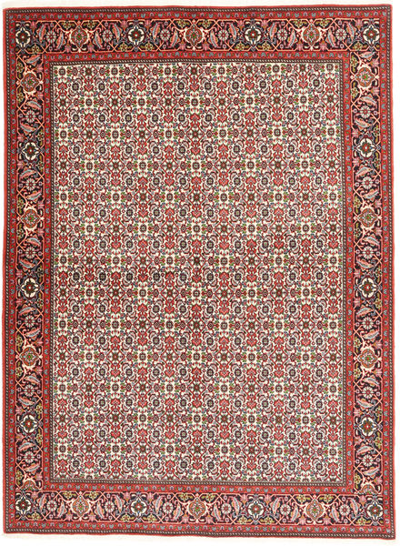  Bidjar Teppe 173X237 Ekte Orientalsk Håndknyttet Mørk Rød/Beige (Ull, Persia/Iran)