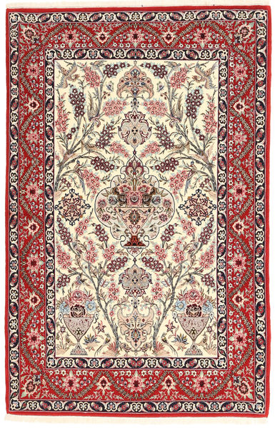  117X180 Lite Isfahan Silkerenning Teppe 