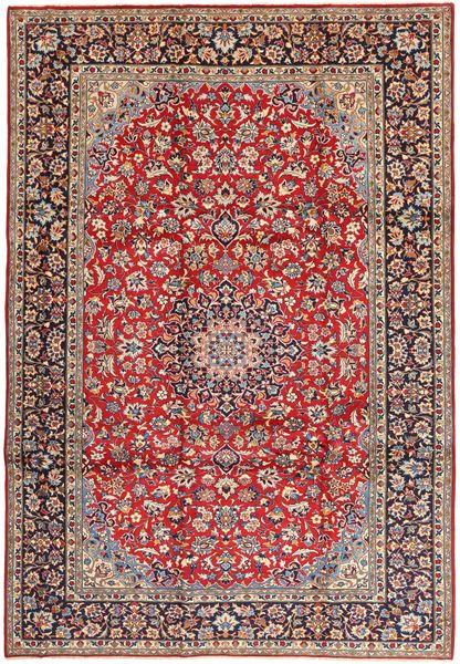  Najafabad Teppe 250X360 Ekte Orientalsk Håndknyttet Mørk Rød/Brun Stort (Ull, Persia/Iran)