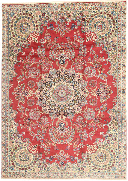  Kerman Teppe 232X335 Ekte Orientalsk Håndknyttet Rust/Lysbrun (Ull, Persia/Iran)