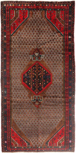  Persisk Koliai Teppe 158X325 Brun/Mørk Rød 