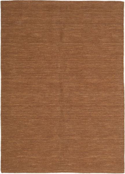  Kelim Loom - Brun Teppe 160X230 Ekte Moderne Håndvevd Brun (Ull, India)