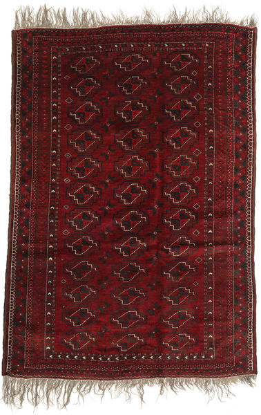  Afghan Khal Mohammadi Teppe 123X177 Ekte Orientalsk Håndknyttet Mørk Rød/Rød (Ull, )
