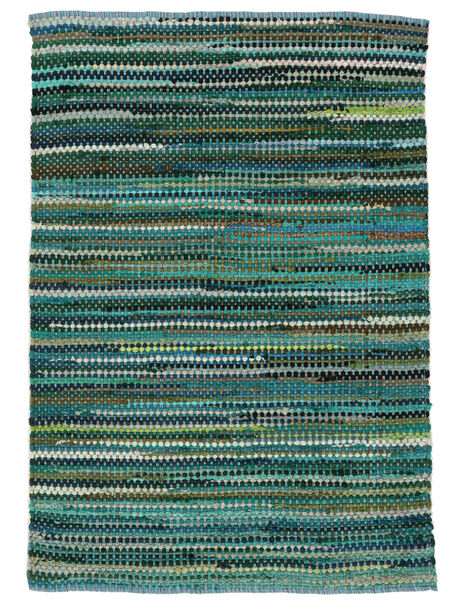  Ronja - Turquoise/Multi Teppe 170X240 Ekte Moderne Håndvevd Turkis Blå/Lys Blå (Bomull, India)
