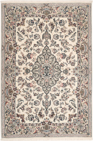  Ilam Sherkat Farsh Silke Teppe 110X163 Ekte Orientalsk Håndknyttet Beige/Lys Grå ( Persia/Iran)