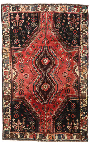  Ghashghai Teppe 174X270 Ekte Orientalsk Håndknyttet Mørk Brun/Rust (Ull, Persia/Iran)