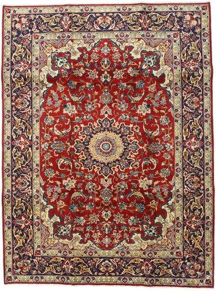  Najafabad Teppe 210X280 Ekte Orientalsk Håndknyttet Mørk Rød/Mørk Brun (Ull, Persia/Iran)