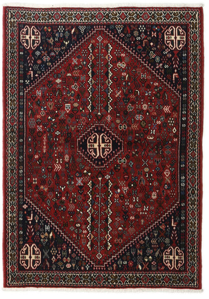  Abadeh Teppe 105X150 Ekte Orientalsk Håndknyttet Mørk Rød/Rød (Ull, )