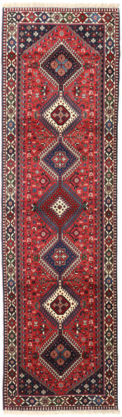  Yalameh Teppe 87X296 Ekte Orientalsk Håndknyttet Teppeløpere Rød/Mørk Brun (Ull, Persia/Iran)