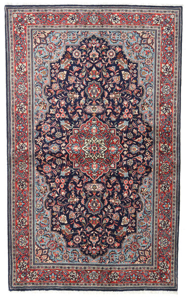  Sarough Sherkat Farsh Teppe 128X210 Ekte Orientalsk Håndknyttet Lys Grå/Mørk Blå (Ull, Persia/Iran)