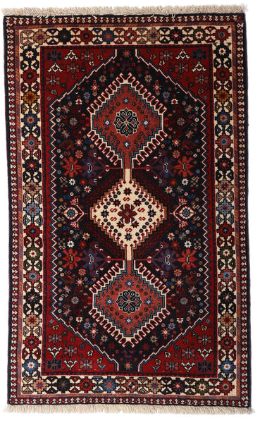  Yalameh Teppe 79X130 Ekte Orientalsk Håndknyttet Mørk Rød (Ull, Persia/Iran)