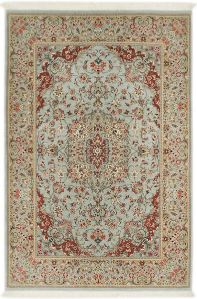  Ilam Sherkat Farsh Silke Teppe 110X168 Ekte Orientalsk Håndknyttet Lysbrun/Lys Grå ( Persia/Iran)
