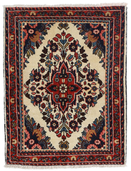  Hamadan Shahrbaf Teppe 65X85 Ekte Orientalsk Håndknyttet Mørk Brun/Mørk Rød (Ull, Persia/Iran)