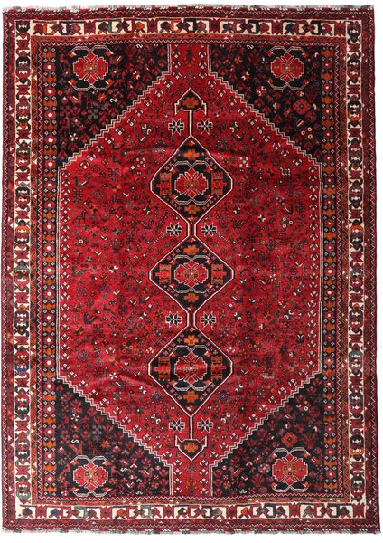  Ghashghai Teppe 225X313 Ekte Orientalsk Håndknyttet Mørk Rød/Rød (Ull, Persia/Iran)