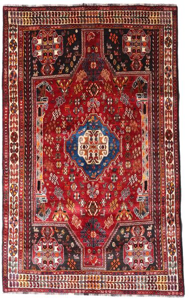  Ghashghai Teppe 164X264 Ekte Orientalsk Håndknyttet Mørk Rød/Rust (Ull, Persia/Iran)