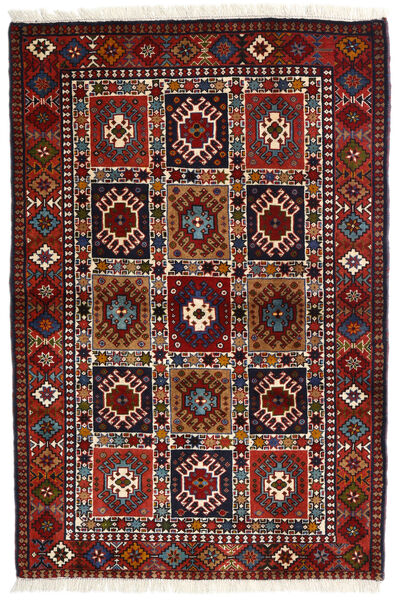  Yalameh Teppe 104X154 Ekte Orientalsk Håndknyttet Mørk Rød/Rød (Ull, )