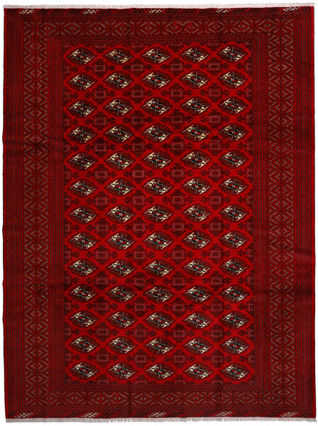  Turkaman Teppe 258X344 Ekte Orientalsk Håndknyttet Rød/Mørk Rød/Mørk Brun Stort (Ull, Persia/Iran)