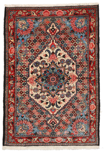  Bakhtiar Collectible Teppe 108X157 Ekte Orientalsk Håndknyttet Mørk Brun/Mørk Rød (Ull, Persia/Iran)