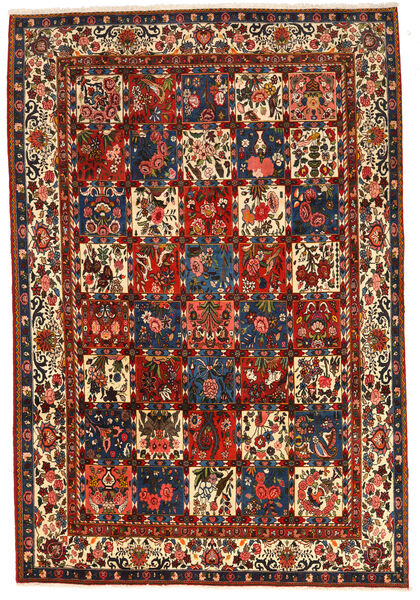  Bakhtiar Collectible Teppe 214X314 Ekte Orientalsk Håndknyttet Mørk Brun/Mørk Rød (Ull, Persia/Iran)