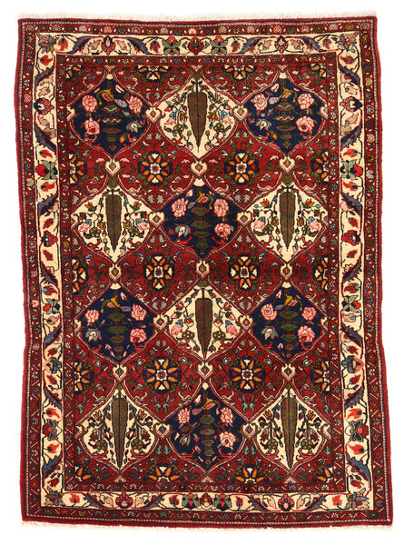  Bakhtiar Collectible Teppe 106X149 Ekte Orientalsk Håndknyttet Mørk Rød/Svart (Ull, Persia/Iran)