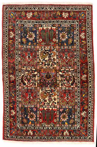  Bakhtiar Collectible Teppe 108X162 Ekte Orientalsk Håndknyttet Mørk Brun/Lysbrun (Ull, Persia/Iran)
