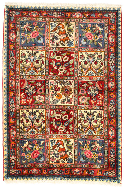  Bakhtiar Collectible Teppe 107X155 Ekte Orientalsk Håndknyttet Mørk Brun/Beige (Ull, Persia/Iran)