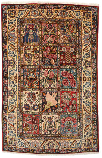  Bakhtiar Collectible Teppe 108X170 Ekte Orientalsk Håndknyttet Mørk Brun/Mørk Rød (Ull, Persia/Iran)