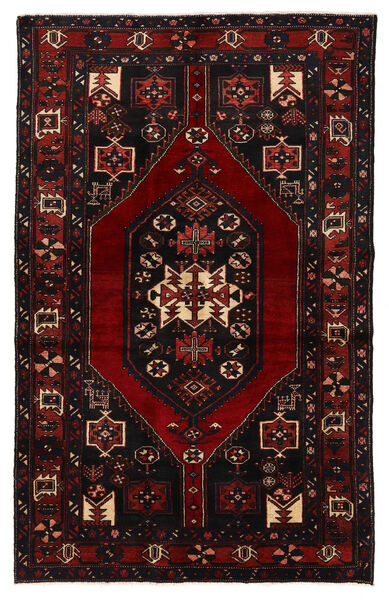  Bakhtiar Teppe 132X210 Ekte Orientalsk Håndknyttet Mørk Brun/Mørk Rød (Ull, Persia/Iran)