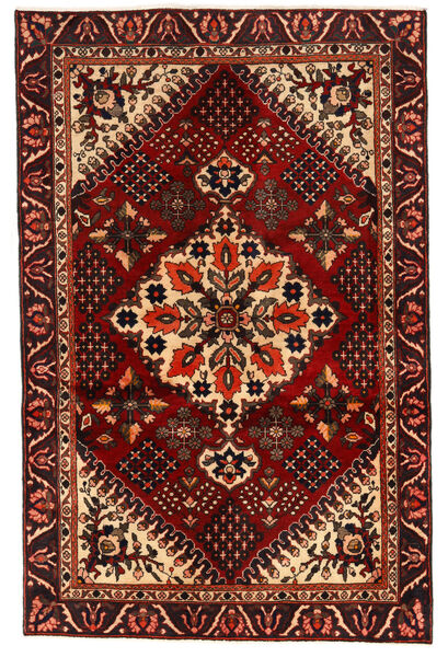  Bakhtiar Teppe 125X195 Ekte Orientalsk Håndknyttet Mørk Brun/Mørk Rød (Ull, Persia/Iran)