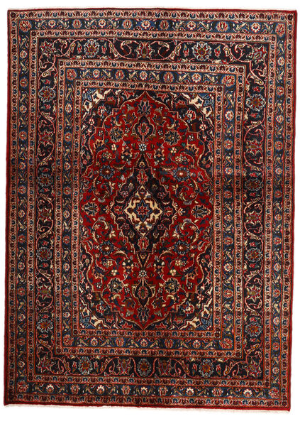  Keshan Teppe 149X207 Ekte Orientalsk Håndknyttet Mørk Rød, Rød (Ull, Persia/Iran)