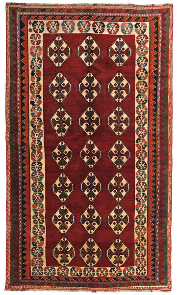  Ghashghai Teppe 146X248 Ekte Orientalsk Håndknyttet Mørk Rød/Mørk Brun (Ull, Persia/Iran)