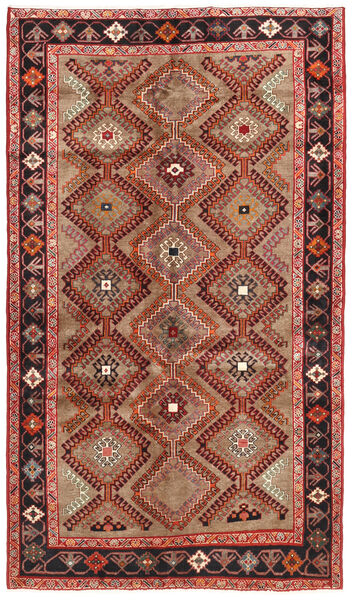  Ghashghai Teppe 164X273 Ekte Orientalsk Håndknyttet Mørk Brun/Mørk Rød (Ull, Persia/Iran)