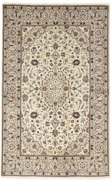 Keshan Teppe 135X216 Ekte Orientalsk Håndknyttet Gul/Beige (Ull, Persia/Iran)