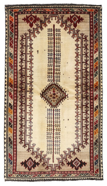  Ghashghai Teppe 126X228 Ekte Orientalsk Håndknyttet Mørk Brun/Beige/Lysbrun (Ull, Persia/Iran)