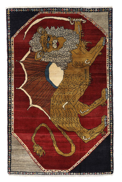  Ghashghai Teppe 111X175 Ekte Orientalsk Håndknyttet Brun/Mørk Rød (Ull, Persia/Iran)