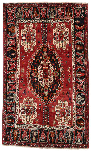  Ghashghai Teppe 153X255 Ekte Orientalsk Håndknyttet Mørk Rød/Mørk Brun (Ull, Persia/Iran)