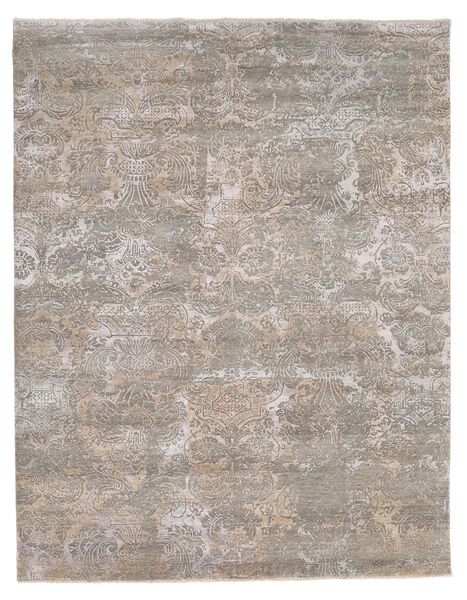  244X308 Damask Indisk Teppe Beige/Lysegrå India 
