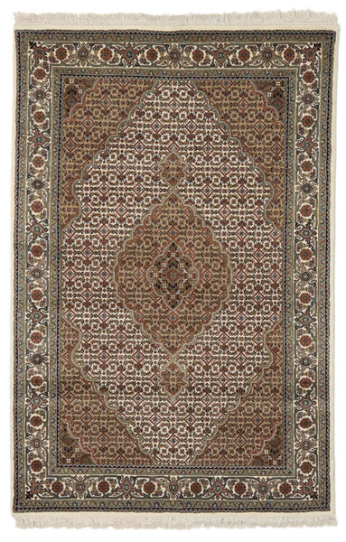  Tabriz Royal Teppe 122X183 Ekte Orientalsk Håndknyttet Brun, Svart ( India)