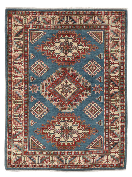  Kazak Fine Teppe 152X200 Ekte Orientalsk Håndknyttet Mørk Rød, Svart (Ull, Afghanistan)