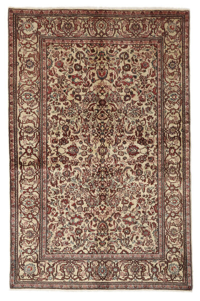  Sarough Teppe 136X210 Ekte Orientalsk Håndknyttet Mørk Brun/Brun (Ull, Persia/Iran)