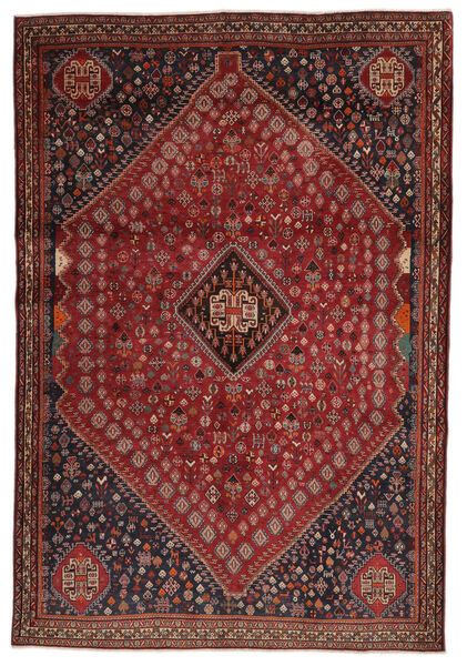  Ghashghai Teppe 177X260 Ekte Orientalsk Håndknyttet Mørk Rød/Svart (Ull, )