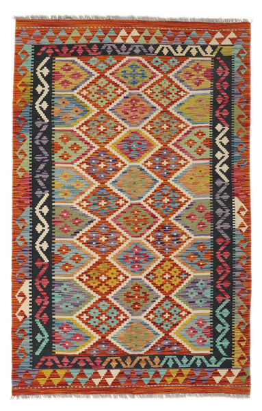  Kelim Afghan Old Style Teppe 118X186 Ekte Orientalsk Håndvevd Mørk Rød/Mørk Grønn (Ull, Afghanistan)