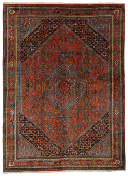  Bidjar Teppe 296X404 Ekte Orientalsk Håndknyttet Svart/Mørk Brun Stort (Ull, Persia/Iran)