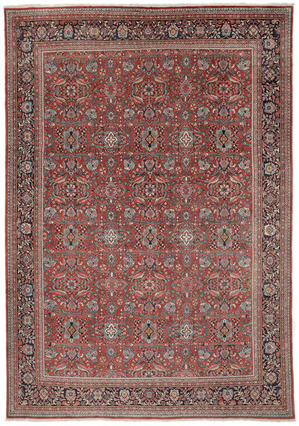  Orientalsk Mahal Ca. 1900 Teppe Teppe 375X536 Mørk Rød/Brun Stort (Ull, Persia/Iran)
