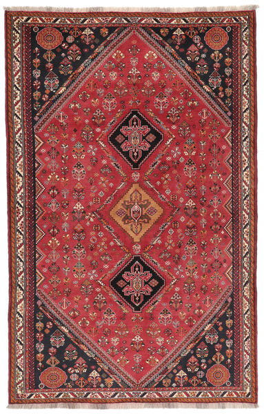  Ghashghai Teppe 180X285 Ekte Orientalsk Håndknyttet Mørk Brun/Mørk Rød (Ull, Persia/Iran)