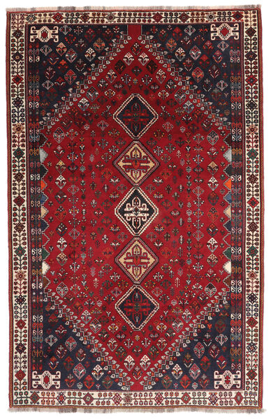  Ghashghai Teppe 177X275 Ekte Orientalsk Håndknyttet Svart/Mørk Rød (Ull, )